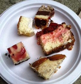 Cheesecake bites